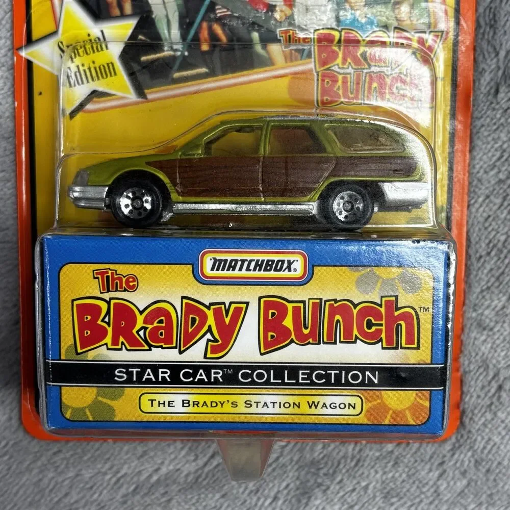 Vintage 1997 Matchbox‎ Star Car The Brady Bunch Station Wagon Diecast New Sealed